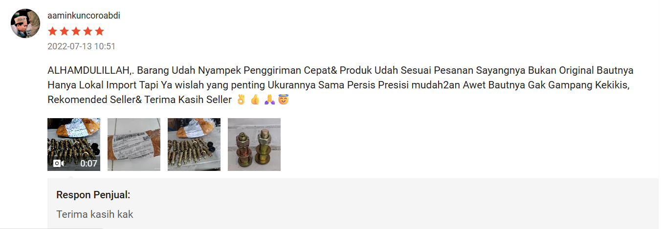 Ulasan Shopee Pembeli C